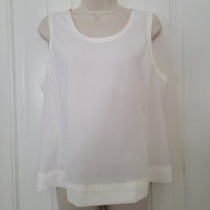 Express Zip Back Tank Blouse